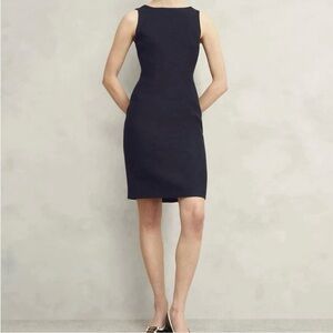 Hobbs Women's dark gray sundress dress wool with pockets, sleeveless‎ Size 10